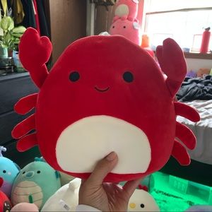 ‼️SOLD‼️ 8” Carlos the crab squishmallow